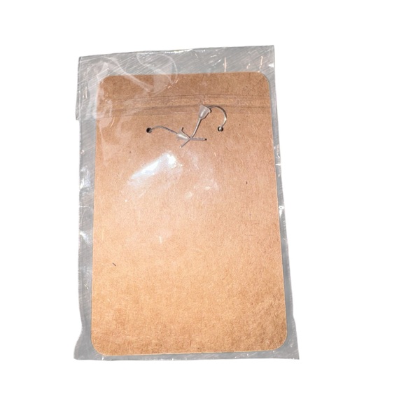 Silver and Blue Teardrop Earrings - Picture 2 of 2